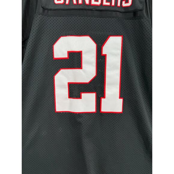 Mitchell & Ness Throwbacks 1990 Deion Sanders Atlanta Falcons Jersey 56 Black - Picture 11 of 12